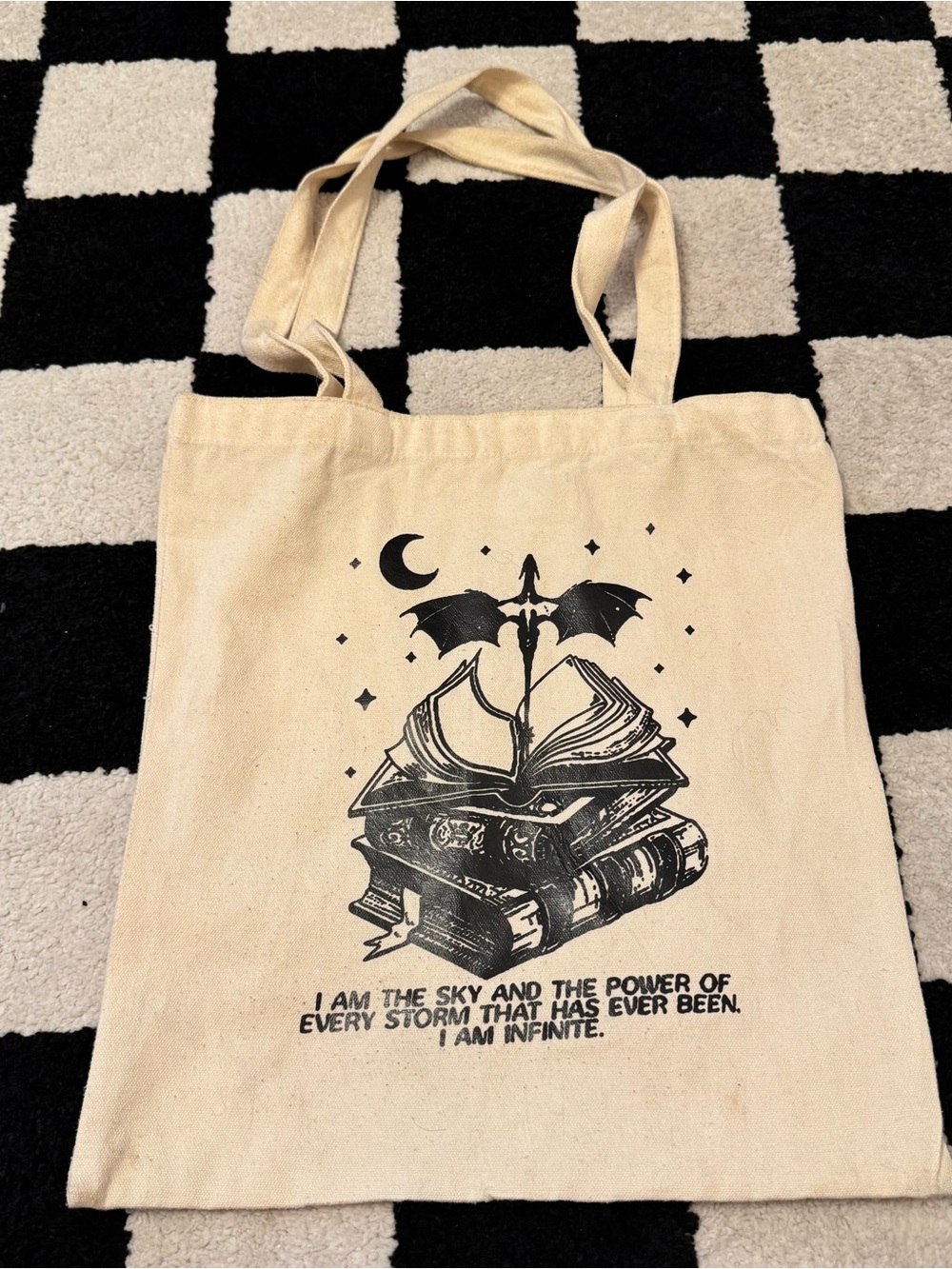 Fourth Wing Book Bookish Graphic Tote Bag